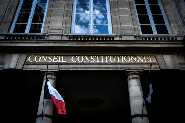 Le Conseil constitutionnel à Paris. Photo : Stephane de Sakutin / AFP