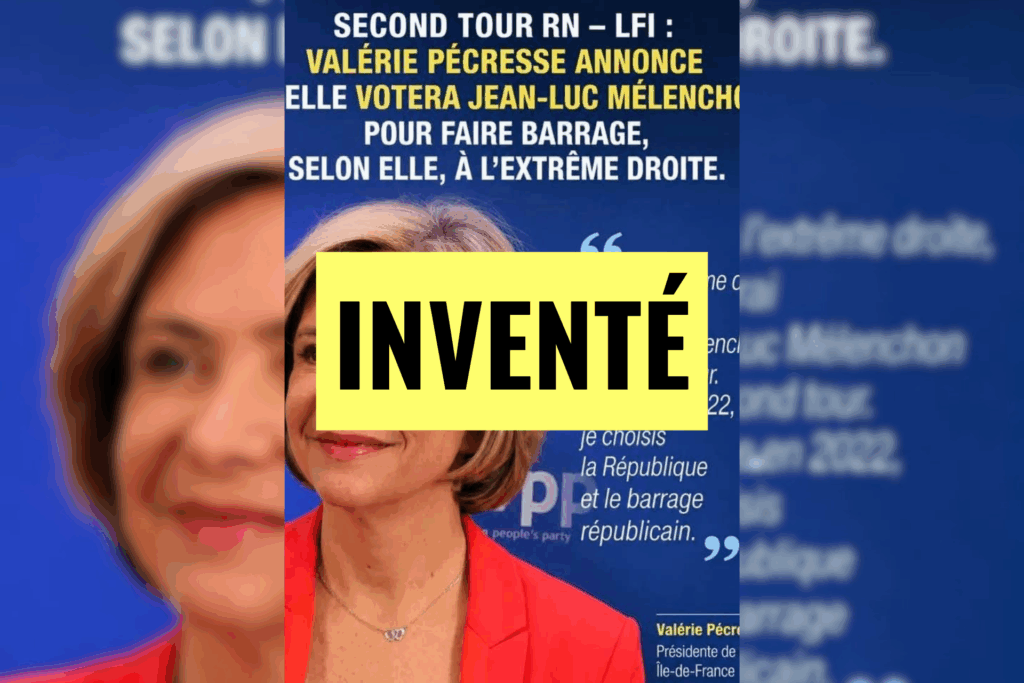 Valérie Pécresse privilégierait-elle vraiment Mélenchon en cas de second tour face au RN en 2027 ?