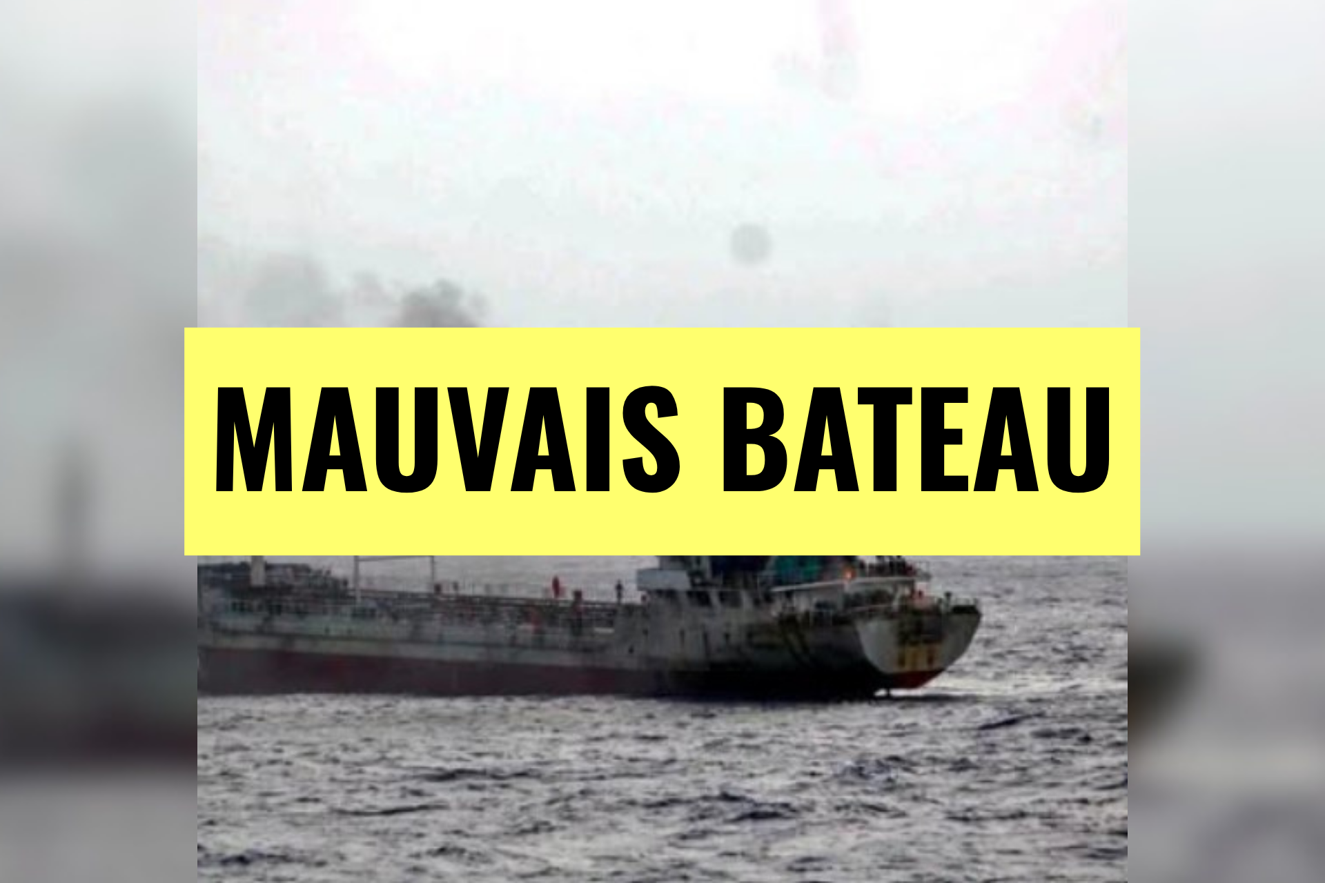 Attention à ces images du navire frappé par les Houthis près du détroit de Bab el-Mandeb