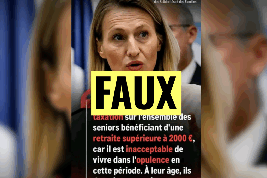Non, l'ancienne ministre du Travail n’a jamais parlé d’« opulence » pour les retraités à plus de 2 000 euros