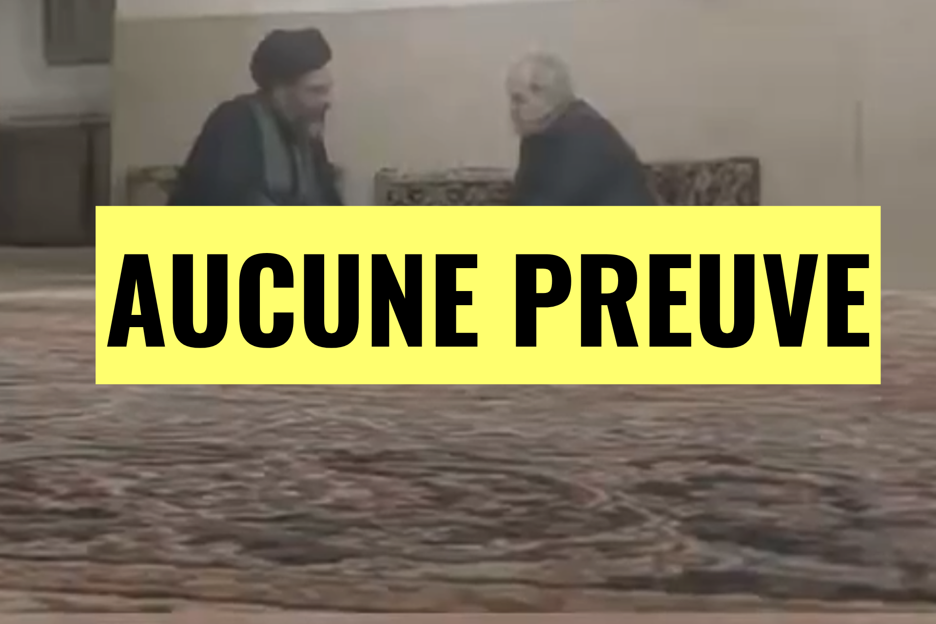 Cette vidéo témoigne-t-elle d’une rencontre entre le président iranien et le Guide suprême ?