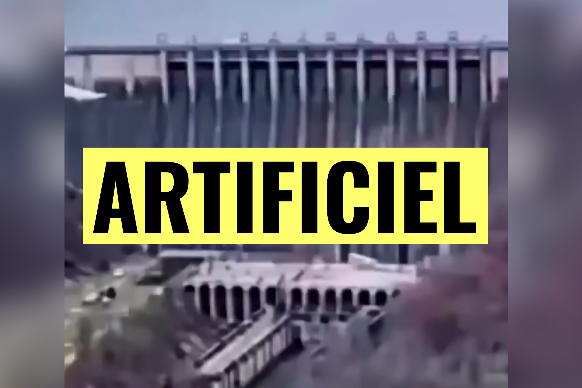 Attention à cette vidéo censée montrer la cause des inondations dans l’Himalaya